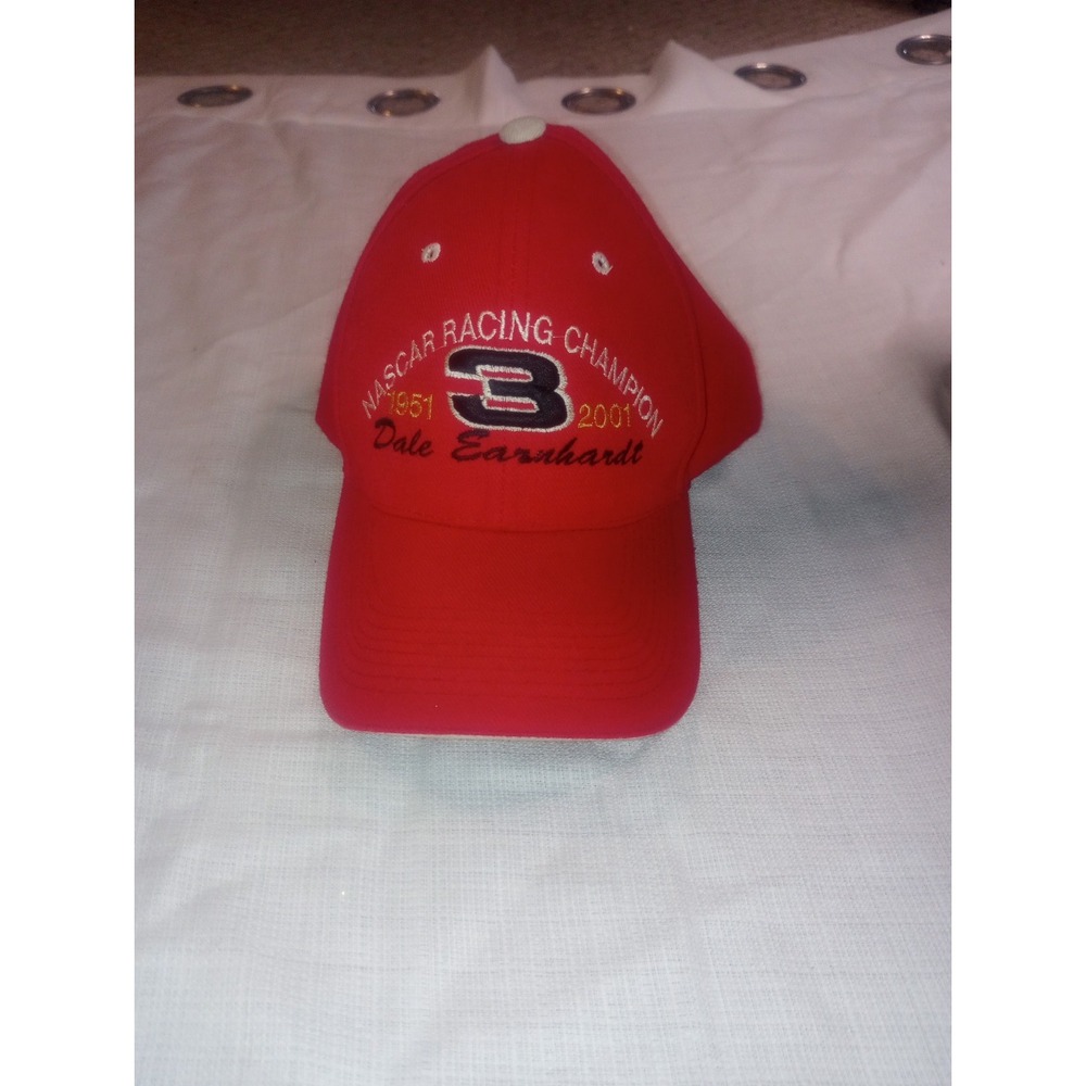 Dale Earnhardt 2001 NASCAR Racing Champion Ball Cap Red One Size